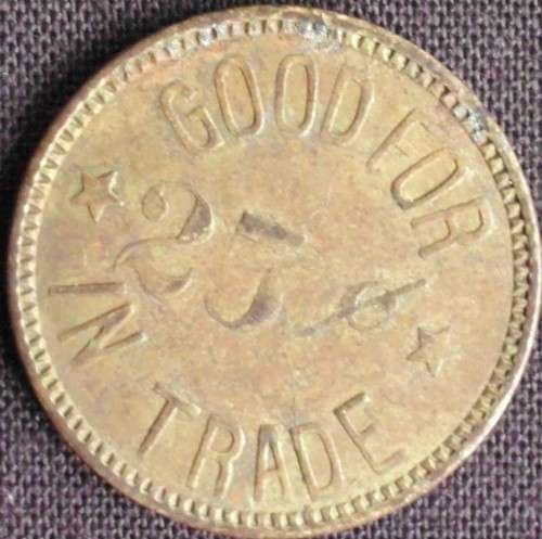 Token - Good For Trade - 25 Cents - 25mm