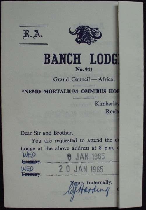 Booklets - ROAB Masonic - Rules, Gazettes, etc