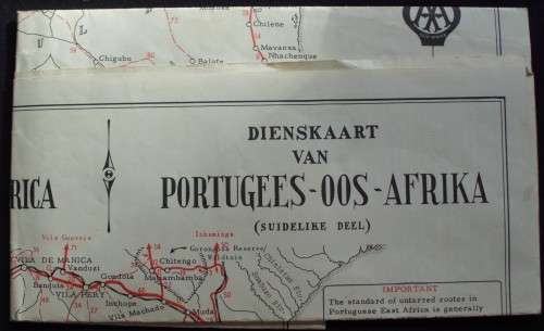 Caltex Map Set - Kruger National Park - Vintage