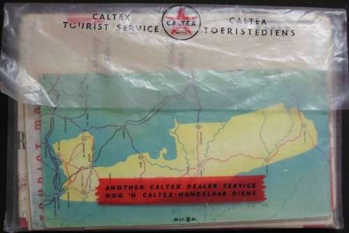 Caltex Map Set - Kruger National Park - Vintage