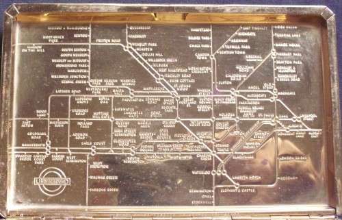 Cigarette Case - London Underground - Vintage