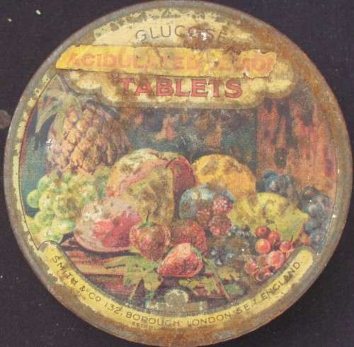 Antique Tin + Solid Metal Butter Dish