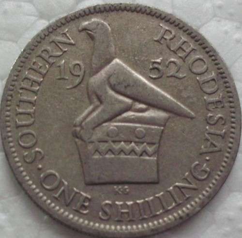 Coin - Southern Rhodesia - 1 Shilling - 1952 - Rare - B