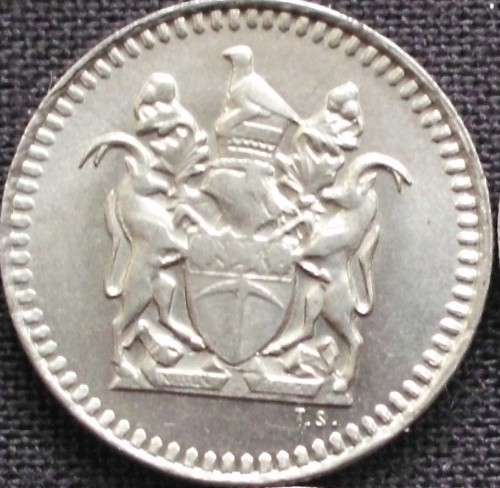 Coin - Rhodesia - 5 cents - 1973 - UNC