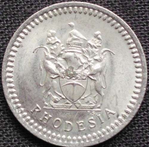 Coin - Rhodesia - 5 cents - 1975 - UNC