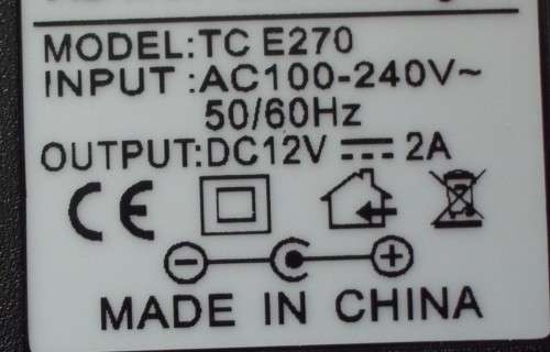 Dstv/AC-DC Adapters - 12V 2A - 5,5mm Point