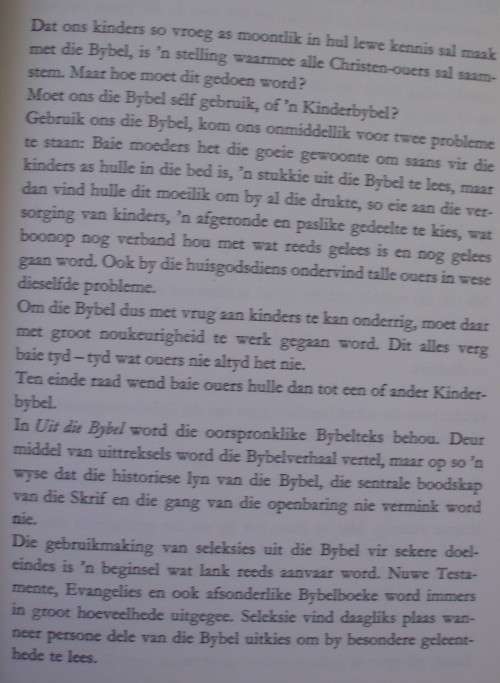Bible/Book - Uit Die Bybel - 1964 - Art