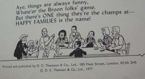 Comic Book - The Broons - 1977