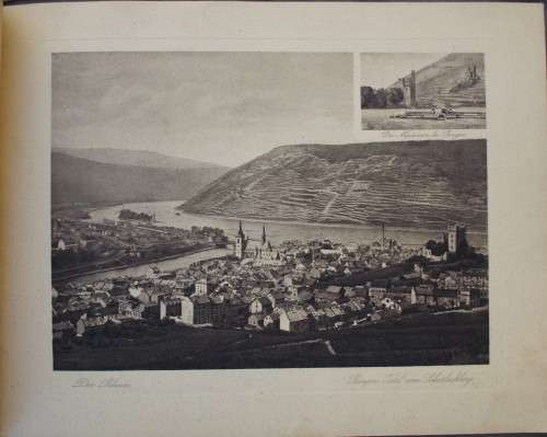 Prints x 12 - Der Rhein - Germany - Antique - Rare!