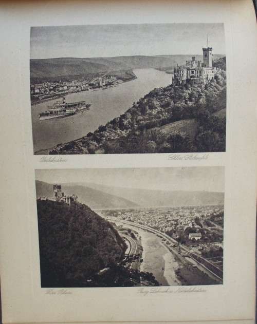 Prints x 12 - Der Rhein - Germany - Antique - Rare!