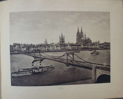 Prints x 12 - Der Rhein - Germany - Antique - Rare!