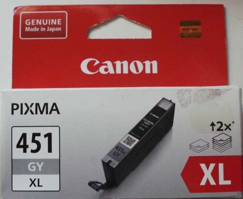 Printer Ink - Canon - Pixma 451 - Grey - Original