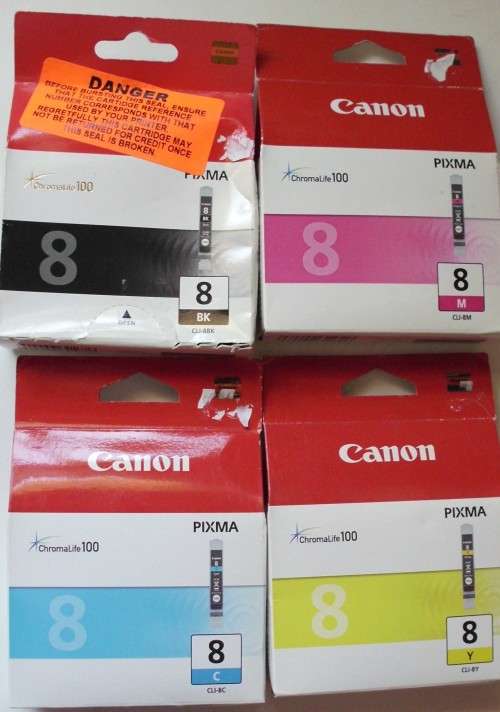 Printer Ink - Canon - CLI 8 - Full Set Of 4 - Original