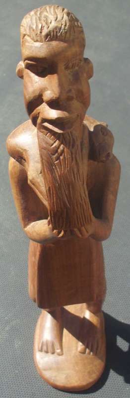 Wood Carving - Oriental Male - 36cm