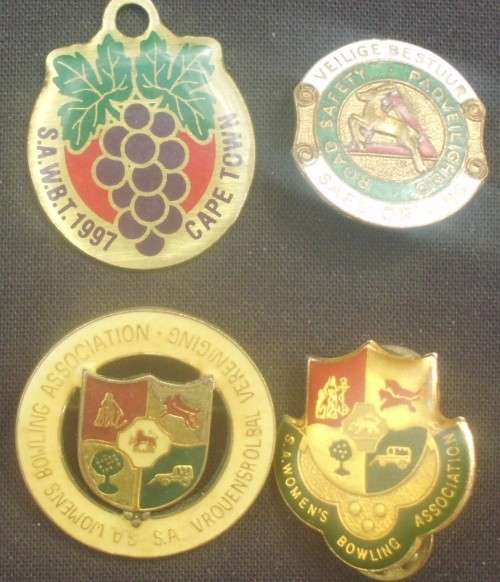 Pin Badges x 4 - RSA - Various