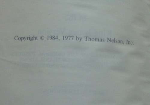 Bible - The Holy Bible - KJV - 1984