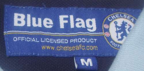 Polo Shirt - Chelsea FC - Light Blue - Official - Vintage