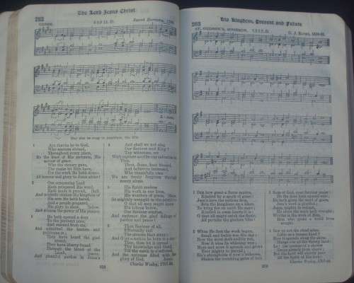Bible - Methodist Hymn Book With Tunes - Undated