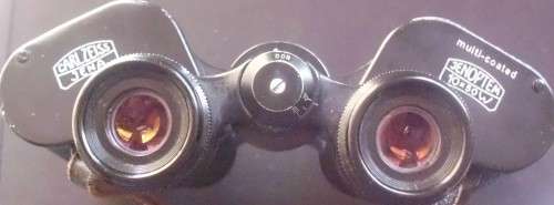 Binoculars - Carl Zeiss - 10x50W - Jenopthem - For Repairs
