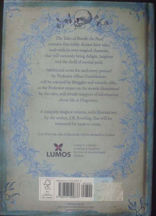 Book - The tales Of Beetle The Bard - J.K.Rowling - 2008