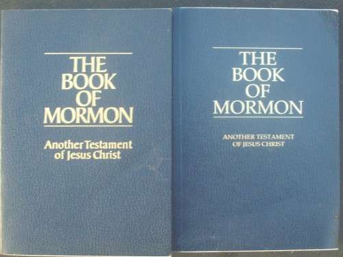 Bible - The Book Of Mormon x 2 - 1989/2002