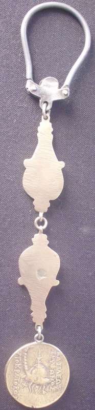 Keyring - Greek King - Bronze - Antique