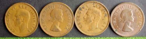 Coin RSA 1d {penny] mixed x4