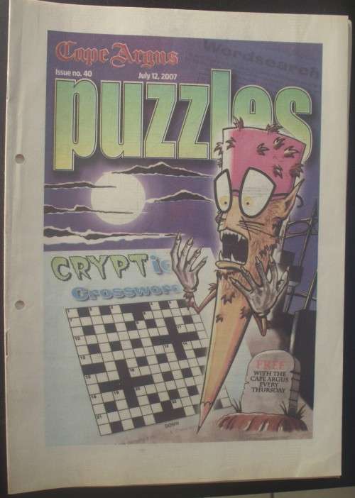 Crossword Puzzles - Cape Argus x 17 - 2007/2008