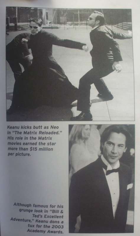 Book - Keanu Reeves - Matrix - 2003 - Scarce