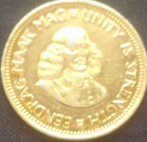 Coin/Pendant - RSA Half Cent 1962