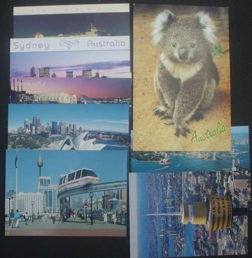 Postcards - Australia x 8 - Unused