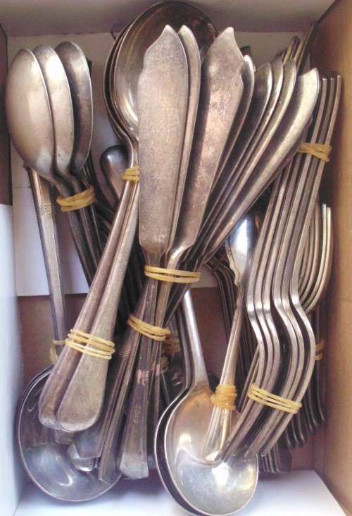 Cutlery - Various - 3kg -  Silverplated