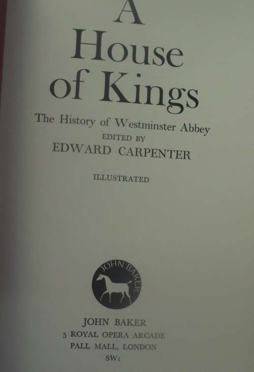 Book - A House Of King`s - Limited Edition No 496 - Signed - 1966 - Rare