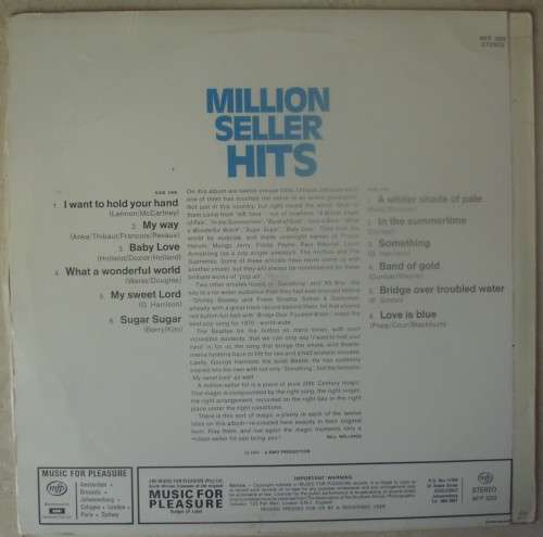 Vinyl LP - Million Seller Hits