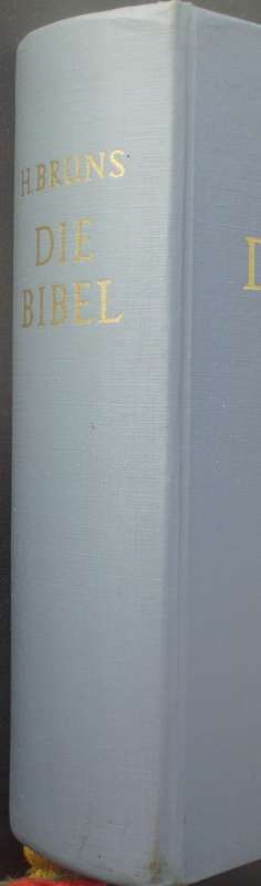 Bible - Die Bibel - Hans Bruns - German - 1964