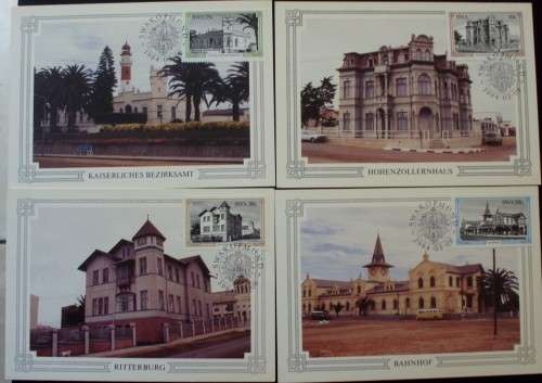 Stamp - SWA Maximum Cards x 4 of set of 8 - 1984 - Mint