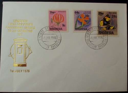 FDC - Rhodesia - Additional Values - 1976 - A
