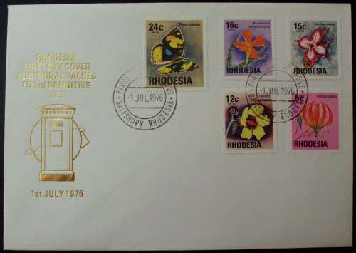 FDC - Rhodesia - Additional Values - 1976 - B