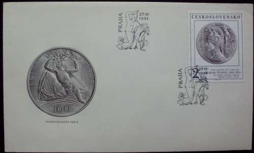FDC - Csechoslovakia x 4 - A - Mint