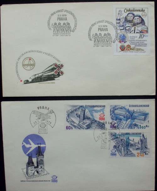 FDC - Csechoslovakia x 2 - Mint