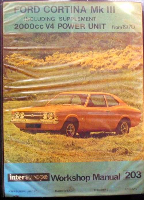 Workshop Manual - Ford Cortina MK3 - 1970