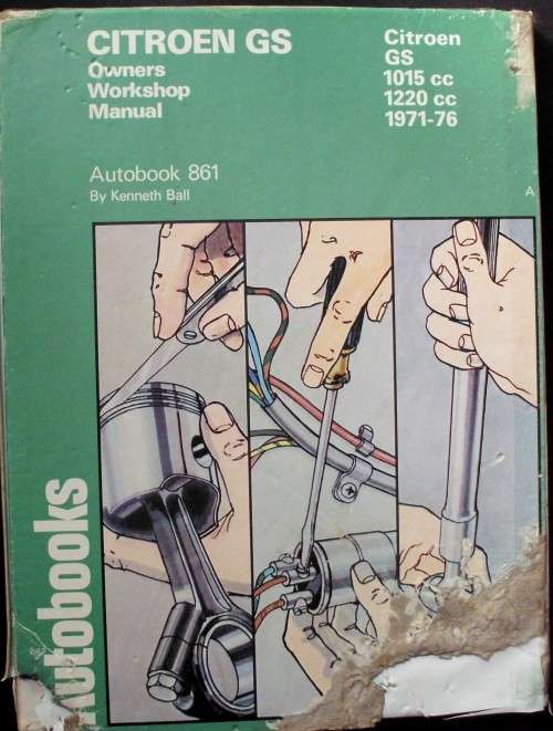 Workshop Manual - Citroen GS - 1015cc/1220cc - 1971