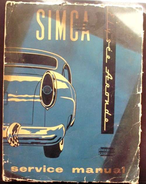 Workshop Manual - Simca