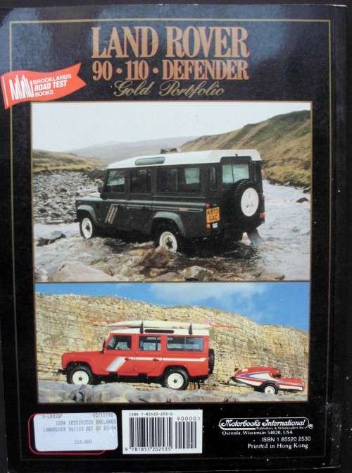 Workshop Manual - Landrover - 90/110 Defender - Gold Portfolio