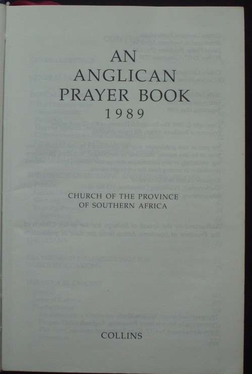 Bible/Prayer Book - Anglican - 1989 - H/C - B