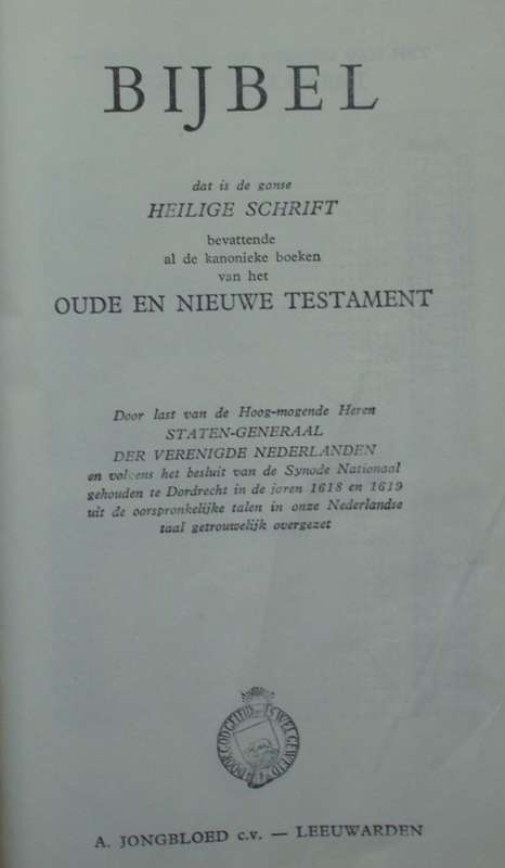 Bible - Bijbel - Undated - Pocket - Scarce