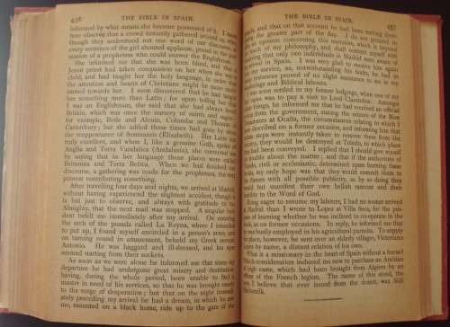Bible/Book - The Bible In Spain - George Borrow - 1800s