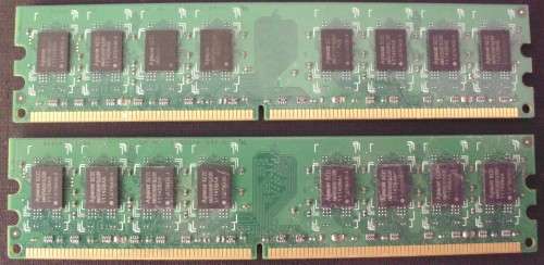 PC Ram - DDR2 - 2GB x 2 - Used