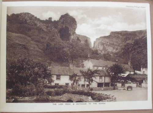 Booklet - The Cliffs And Caves Of Cheddar -  UK - Vintage