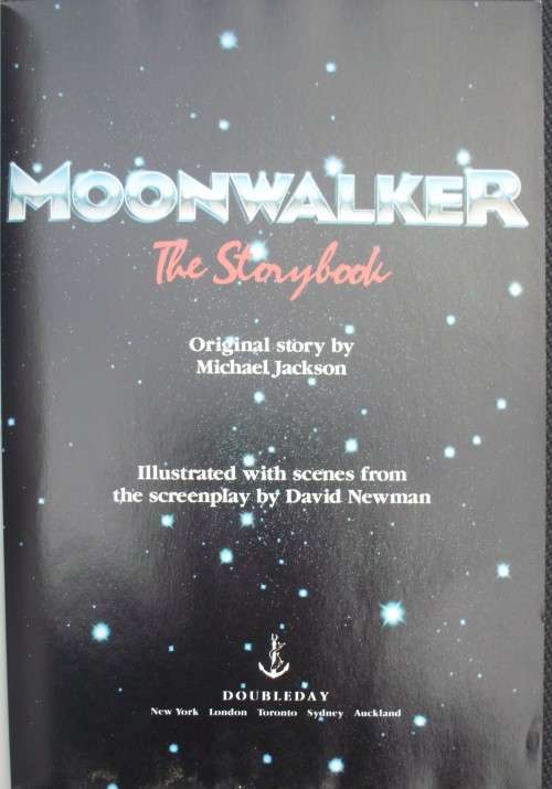 Book - Moonwalker  - Michael Jackson - The Storybook - 1988